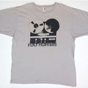 Foo Fighters – Reel To Reel Tape Recorder 2011 Tour Shirt Size 2XL